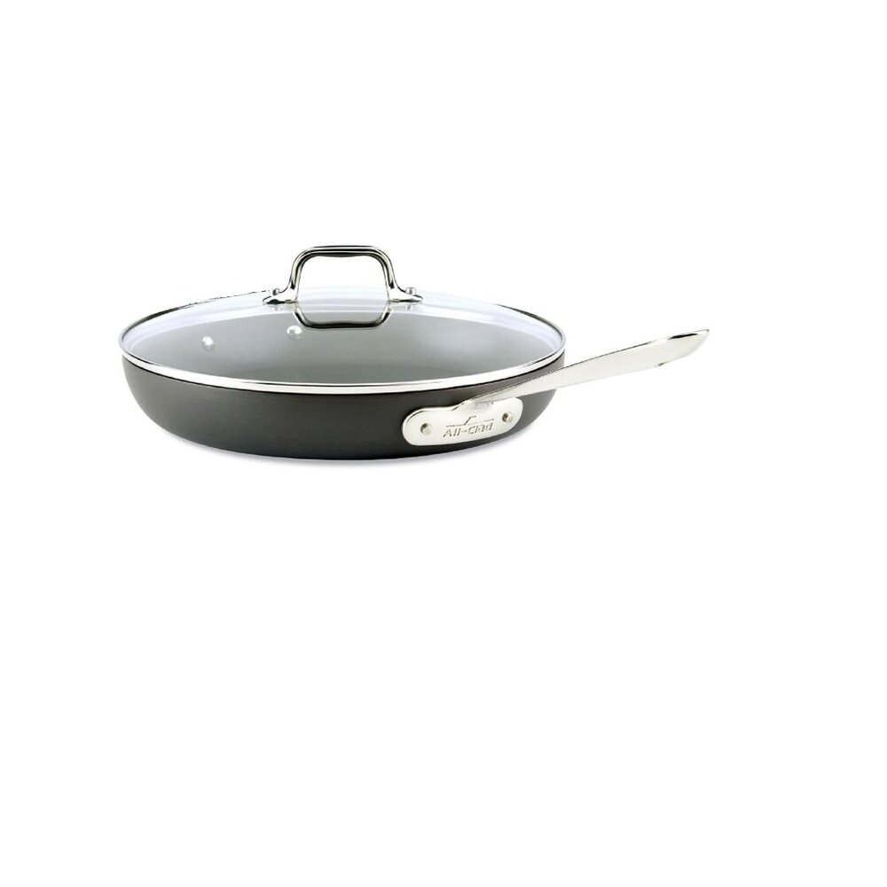 All-clad HA1 Hard Anodized Nonstick Cookware 10In Fry pan (With Lid)